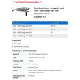 thumbnail image 2 of Dash Board Cover - Compatible with 2002 - 2005 Dodge Ram 1500 2003 2004, 2 of 2