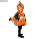 thumbnail image 2 of Nuevo disfraz de pez Nemo para adultos, bonito disfraz de pez payaso Nemo para bebés, disfraz de pez payaso Nemo para niños pequeños, fiesta de Halloween, ropa de carnaval Purim, 2 of 4