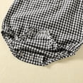 thumbnail image 6 of Baby Short Sleeve Romper with Round Neck - Cute Solid Color Summer Jumpsuit for Toddlers, 6 of 7