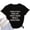 Black, variant on Women Casual Letters Print Shirt O-Neck Short Sleeve Tee Tops Tunic Womens Cold Gear Long Sleeve Long Sleeve Layering Tops for Women Workout Tee Shirts Women Shirt Short Sleeve Women Womens Tee Solid