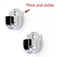 thumbnail image 2 of 2 Pcs Support de Tringle de Garde-Robe Tube de Support Rond, 2 of 3