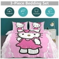 thumbnail image 2 of Hello Kitty Comforter Set with Sheets - 3 Piece Bedding Includes Pillow Covers - Super Soft Bedding Room Decor, 2 of 5