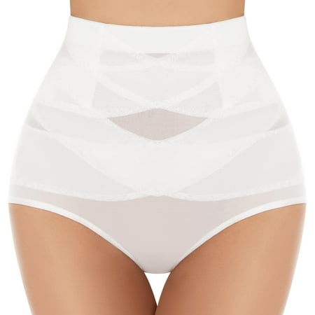 Double Tummy Control Shapewear Panties for Women High Waisted Waist Trainer Body Shaper Slimming Shapewear Underwear Girdle Panty