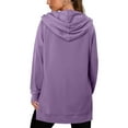 thumbnail image 6 of yillto Women Sweatshirt with Pockets Baggy Crew Neck Pullover Casual Loose Shirts with Pockets, 6 of 8