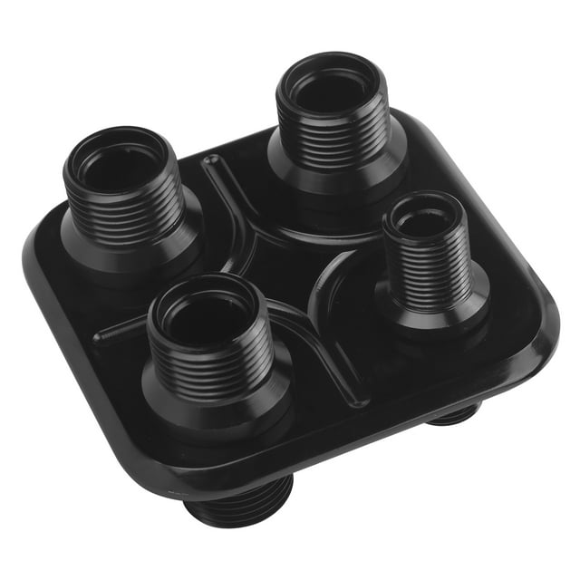 Loewten A/C Cloison, Accessoires Automobiles, Voiture 4port Air Conditioning Raccord de Cloison Remplacement de Modification Universelle pour la Performance GM