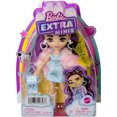 thumbnail image 6 of Barbie Extra Minis Doll with Brunette Hair & Brown Eyes in Faux Fur Jacket with Accessories, 6 of 6