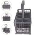thumbnail image 2 of SHISUYAN Dishwasher Cutlery Basket Utensil Basket Dishwasher Storage Rack Chopstick Holder, 2 of 8