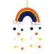thumbnail image 1 of Billuyoard Decoración de habitación de guardería para niños, nube de arcoíris tejida de algodón hecha a mano con bolas, suministros de adornos Decoración del hogar CH5A-4 Billuyoard HA8708-02B, 1 of 6