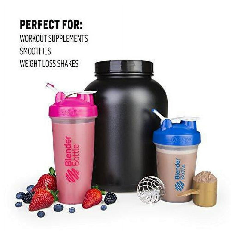 GOMOYO [4 Pack] 20 oz Shaker Bottle 4-Pack with Mixing Agitators  (Coral/White, Purple, Mint/White, R…See more GOMOYO [4 Pack] 20 oz Shaker  Bottle