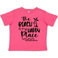 thumbnail image 3 of Inktastic Spring Break the Beach is My Happy Place Boys or Girls Toddler T-Shirt, 3 of 5
