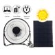 thumbnail image 1 of Ventilador USB, ventilador con Panel Solar USB, Panel de 5,5 W, ventilación de refrigeración para el hogar al aire libre, oficina en casa, viajes al aire libre, pesca, 1 of 8