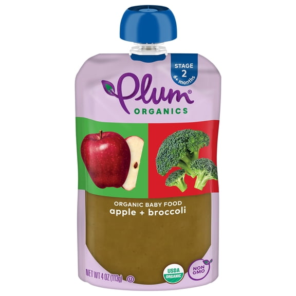Plum Organics Baby Food Pouch, In-Store Purchase Only