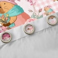 thumbnail image 4 of Castle Fairy Flowers Capybara Curtains Pack of 2 (42x84 Each),Animal Curtains Blackout, 4 of 6