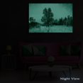 thumbnail image 6 of Startonight Canvas Wall Art Abstract - Purple Winter Sunrise Landscape Painting - Large Artwork Print for Living Room 32" x 48", 6 of 6