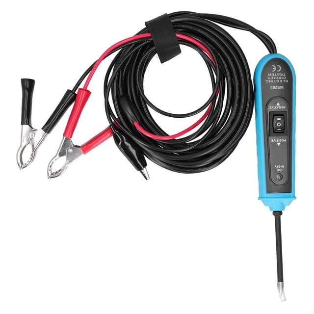 Car Circuit Tester, Short Circuit Tracer Polarity Finder Overload Protection With Detachable Power Probe For Automotive Diagnostic Tool