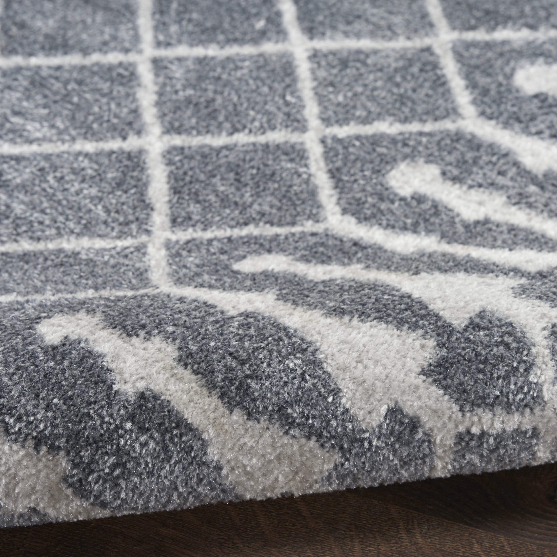 Nourison Astra Machine Washable 9' x 12' Denim Bohemian Indoor Rug