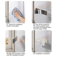 thumbnail image 5 of Paper Towel Rack, Magnetic Kitchen Wall Mount Organizer, No Drill Roll Holder for Paper Towels Plastic Wrap and Cleaning Cloths, Space Saving Counter Storage, 5 of 6