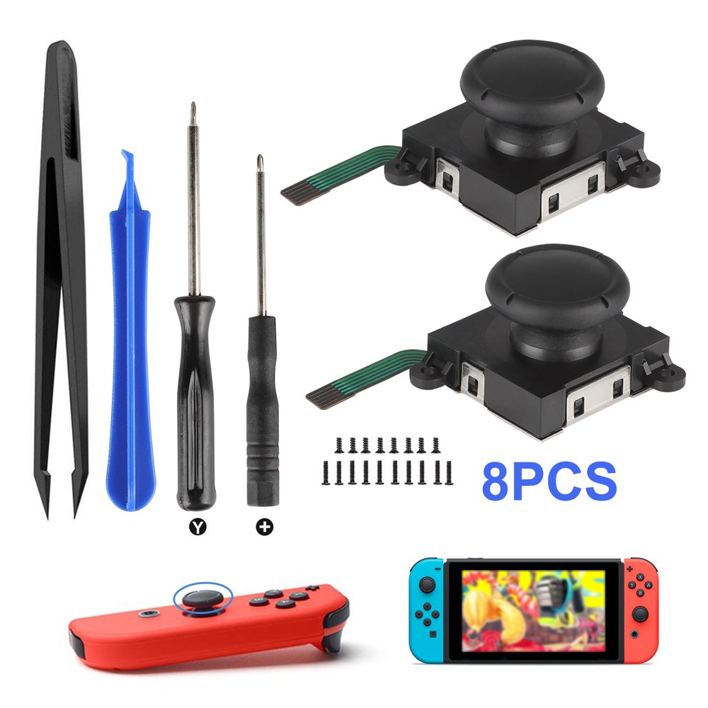 3D Analog Joystick Replacement Compatible with Nintendo Switch Joy Con