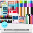thumbnail image 2 of Silhouette White Cameo 4 PLUS - 15" w/ Blade Pack, 38 Sheets Vinyl, HTV, Pens, 2 of 16