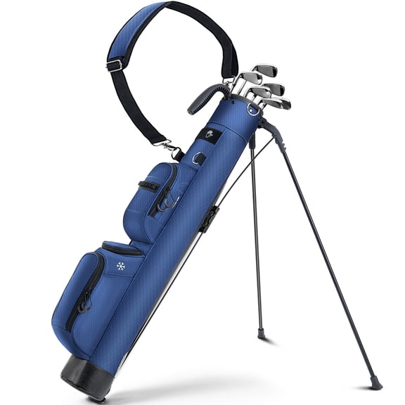 Sturdum Lightweight Golf Stand Bag, Portable Par 3 Carry Bag with Insulated Cooler Pocket, Durable Golf Bag for Driving Range, Pitch & Putt & Executive Courses