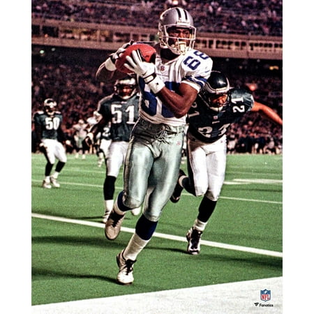 Michael Irvin Dallas Cowboys Unsigned Touchdown Reception Photograph