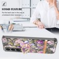 thumbnail image 2 of For Samsung Galaxy S24 Plus Floral Case with Ring Holder Kickstand - Slim and Lightweight, Military-Grade Shockproof Protection, Women & Girls' Style Case Designed for Galaxy S24 Plus, Flowers, 2 of 5