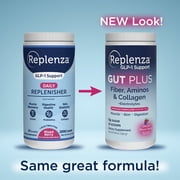 Replenza GLP-1 Support, Gut Plus, Supports Muscle Recovery, Digestive Health, Mixed Berry, 15 Servings