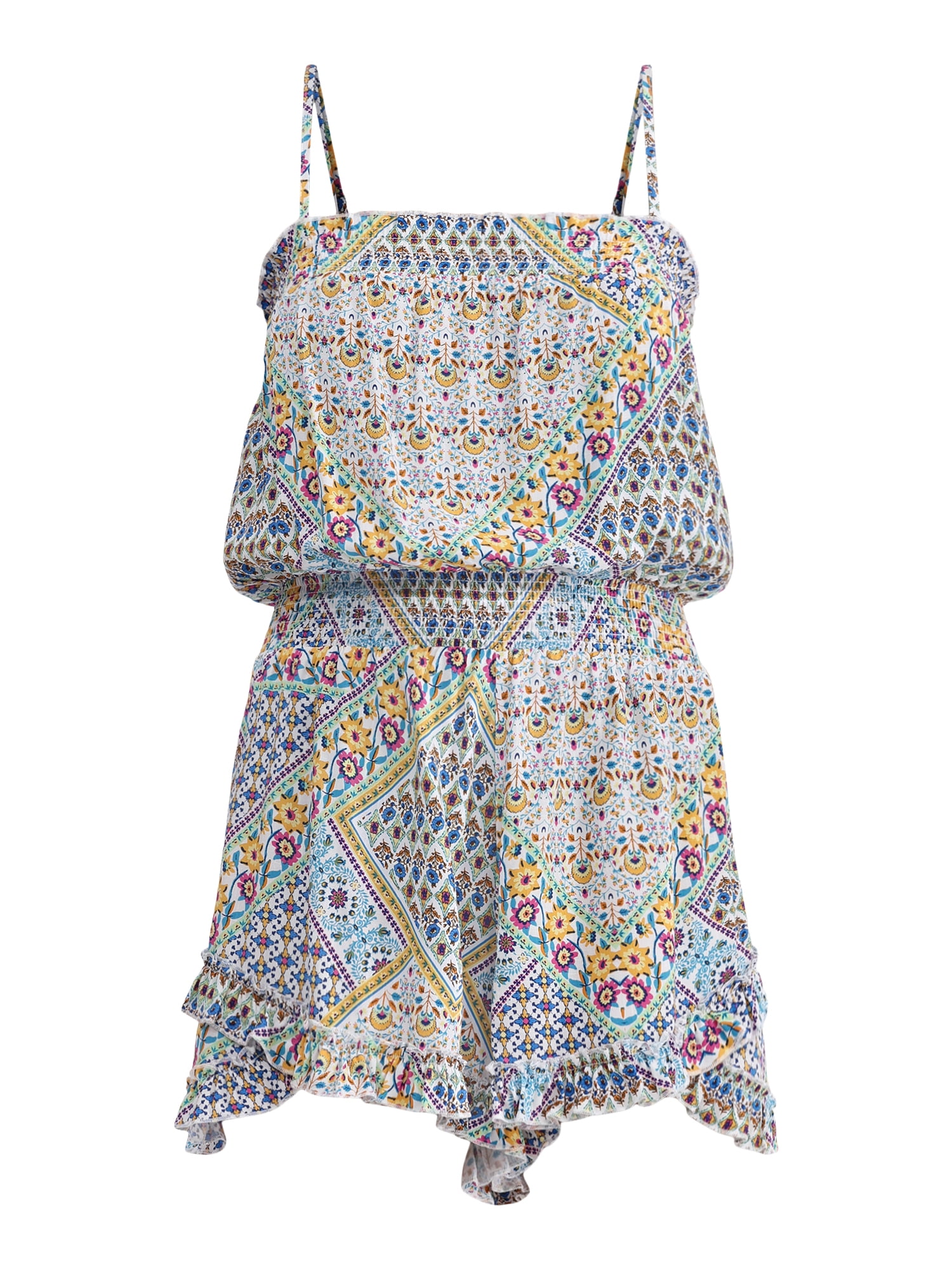 Jessica Simpson Women’s Ruffle Coverup Romper, Sizes XS-XXL