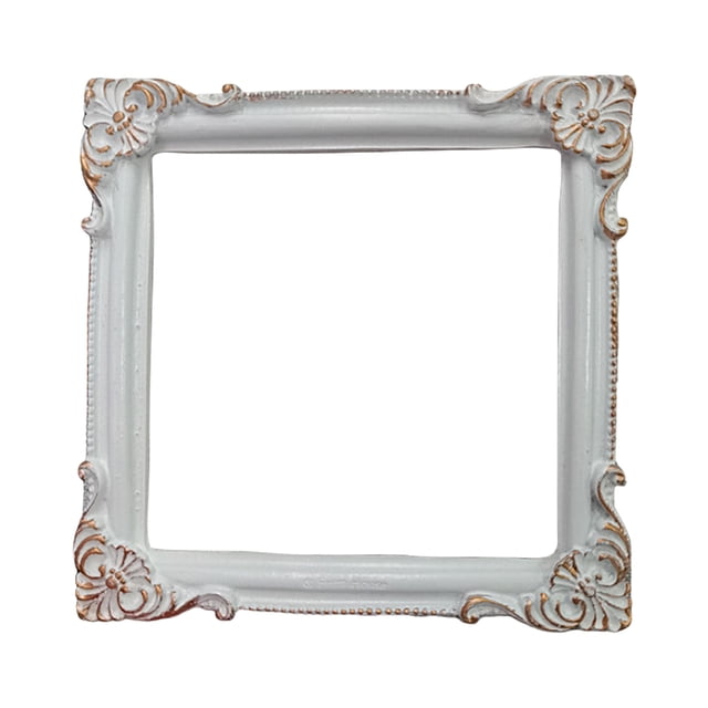 Flmtop Photo Frame Nordic Style Embossment Handmade Photo Backdrop Resin INS Retro Mini Picture Display Stand Photography Prop