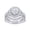 White Gold-Plated, variant on AFFY Twisted Shank Bridal Set Ring For Women 1.00 Cttw Round Shape Lab Grown Diamond Halo Engagement Rings in 14K White Gold Plated 925 Sterling Silver Jewelry Size-7