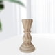 thumbnail image 5 of 2- Pil de madera Portavelas Portavelas Candelabro Centro de mesa Boda 2 piezas perfecl  Portavelas de pilar, 5 of 7