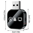 thumbnail image 3 of Mirror Link Adapter For Car - 2026 Upgrade 3 In 1 Wireless Carplay Mirror Link Adapter Instant Wired To Wireless Conversion Plug & Play For Wired Carplay, Airplay With 2.4/5ghz WiFi And Bluetooth 5.0, 3 of 3