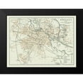 thumbnail image 2 of Baedeker 18x14 Black Modern Framed Museum Art Print Titled - Europe Wroclaw Poland - Baedeker 1914, 2 of 5