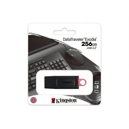 Kingston - DataTraveler Exodia 256GB USB 3.2 Flash Drive DTX/256GB