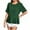 Green-02, variant on Mittory Womens Tops Summer Short Sleeve T Shirts Dressy Casual Scooped Neck Loose Fit Blouses