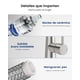 thumbnail image 5 of Llave para Fregadero de Cocina,Grifo de Cocina Extraible, 360° Giro, Acero Inoxidable SUS304, para Fregadero 1 o 2 Cubetas, 5 of 8