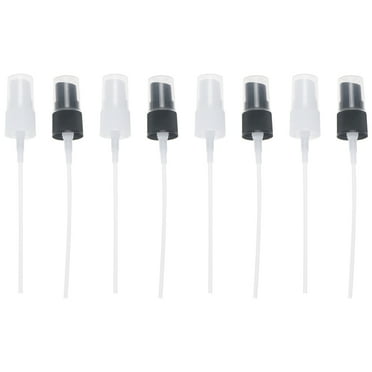 20PCS Perfume Spray Bottle Tops Fine Mist Sprayer Replacement Spray Bottle Heads (10PCS Black, 10PCS White)