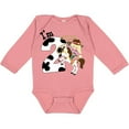 thumbnail image 3 of Inktastic I'm Two-cowgirl riding horse birthday Girls Long Sleeve Baby Bodysuit, 3 of 5