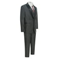 thumbnail image 2 of Men’s Premium Modern Fit Charcoal Gray With Black Peak Lapel One Button Tuxedos, 2 of 7