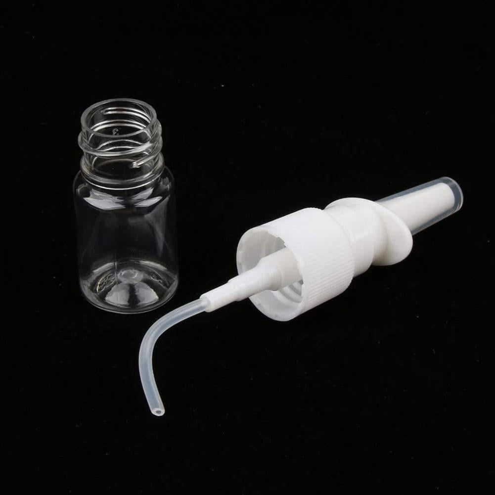 Empty Plastic Nasal Spray Bottles Pump Sprayer Mist Nose Spray Bottle New R7L5