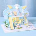 thumbnail image 4 of Mini Dollhouse Models Kit Wooden Cute Miniature Doll House Furniture Toy Birthday Gift, 4 of 4