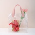 thumbnail image 5 of Unique Bargains 1 Pc Reusable Gift Bag Durable Star Design Handle Gift Bag Pink, Transparent Large, 5 of 5