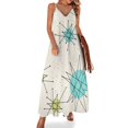 thumbnail image 1 of Robe Sans Manches à Motif Étoilé Iconique pour Femmes Longues Robes d'Été, 1 of 5