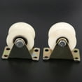 thumbnail image 3 of Sliding Gate Roller - 2Pcs 50mm Diameter Steel Sliding Gate Roller Wheel U-Shaped Wheel Track for Sliding Door, 3 of 7