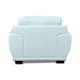 thumbnail image 4 of New Classic Furniture Sausalito Solid Wood Fabric Chair in Sea Blue, 4 of 5