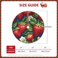 thumbnail image 2 of Defioc Strawberry2 for Christmas Tree Skirt Snowman Xmas Tree Skirt Farmhouse Christmas Decorations Tree Mat for Holiday Party Decor-30", 2 of 6