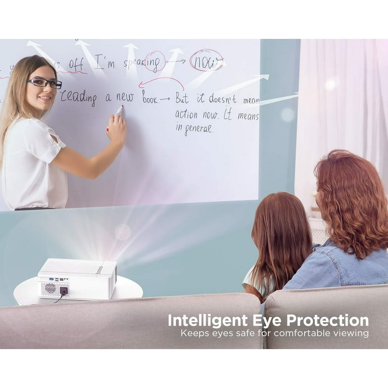 Bomaker Movie Projector, Native 1080P Video Projector with 200