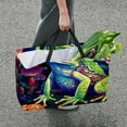thumbnail image 7 of Frog Large Capacity Oxford Cloth Picnic Basket Reusable Laundry Bag Easter Basket Foldable Box, 7 of 7