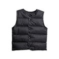 thumbnail image 6 of StSilkitty Puffer Vest for Boys Girls Sleeveless V Neck Button down Jacket Coat Fall Winter Warm Outerwear with Pockets, 6 of 8