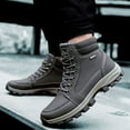 thumbnail image 6 of Men's Outdoor Athletic Boots Hiking Boots Trekking Shoes Fashion High-Top Tooling Boots Men's Snow Boots Plush Cotton Shoes, 6 of 15